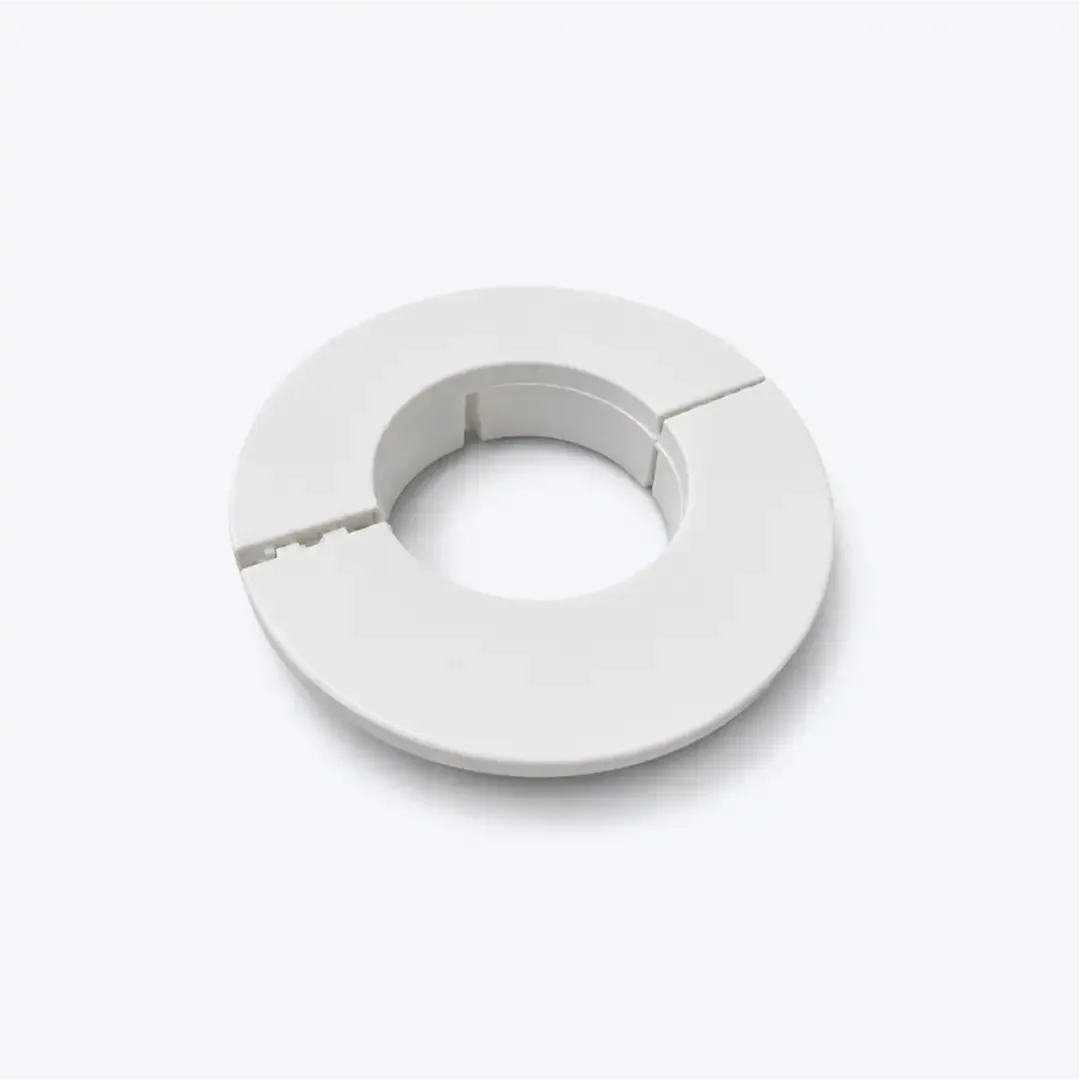 ACABAMENTO PAREDE CIRCULAR BIPARTIDO SPLIT 7K A 12K 55MM BRANCO PERFILTEC ABI56