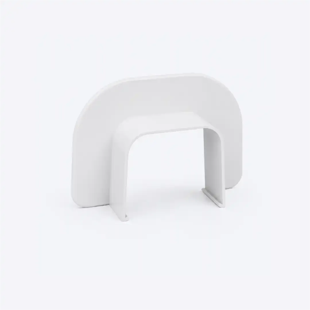 ACABAMENTO PAREDE TERMINAL CANALETA SPLIT CB60 FURO PERFILTEC CB60T BRANCO