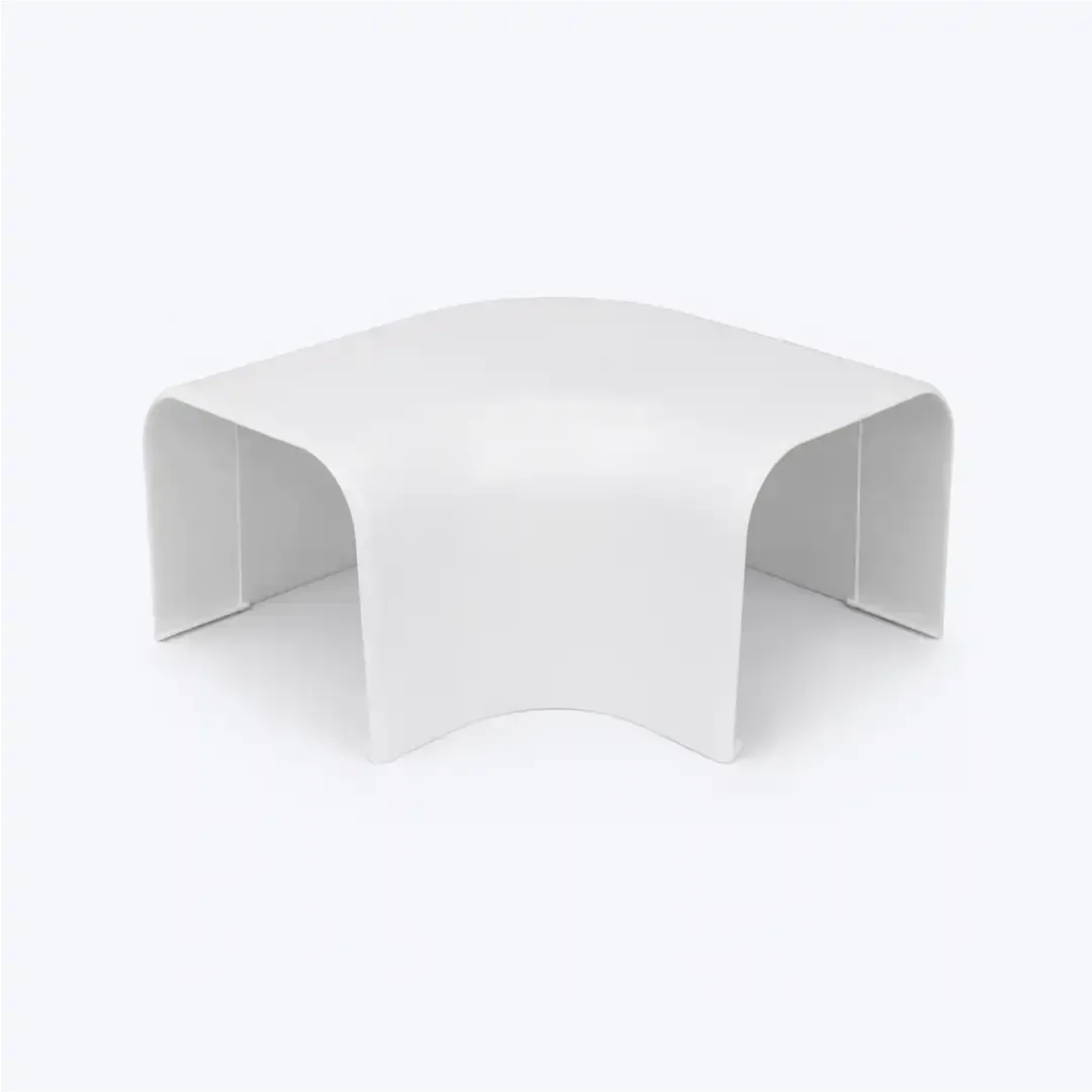 CURVA 90 CANALETA SPLIT CB60 PERFILTEC CB60C BRANCA