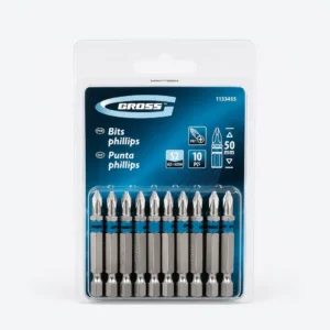 BITS PHILLIPS MAGNET.10PC SEXT.50MM PH1 3/16"