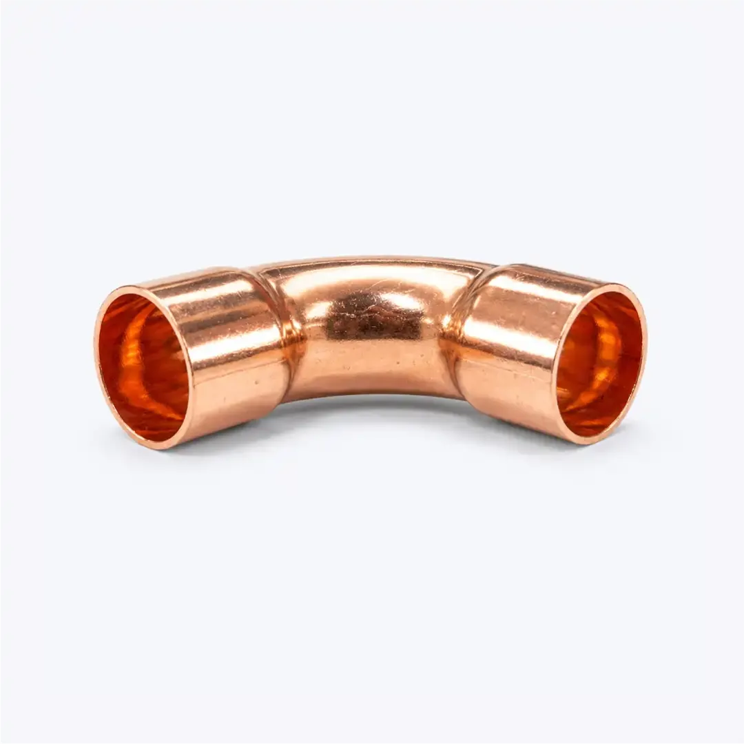 CURVA 90o. CONEXAO COBRE 5/8 PAREDE 0.74 MM C90058