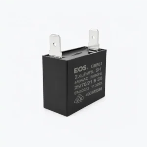 CAPACITOR CAIXA 2 MFD 450V C/ 2 TERM 37X17X27 EOS  2 MFD 450V C/ 2 TERM