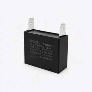 CAPACITOR CAIXA 4 MFD 450V C/ 2 TERM 47X17.5X33 EOS  4 MFD 450V C/ 2 TERM