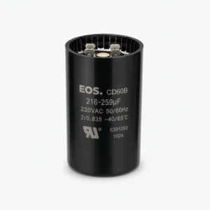 CAPACITOR ELETROLITICO 1/3 220V 52X85 EOS  216/259 220V