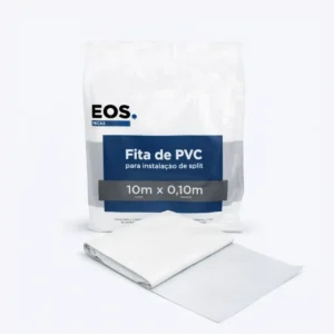 FITA PVC 10 M LINEAR X 0.10 M LARGURA COR BRANCA EOS  EOS  FITA PVC 10M BRA