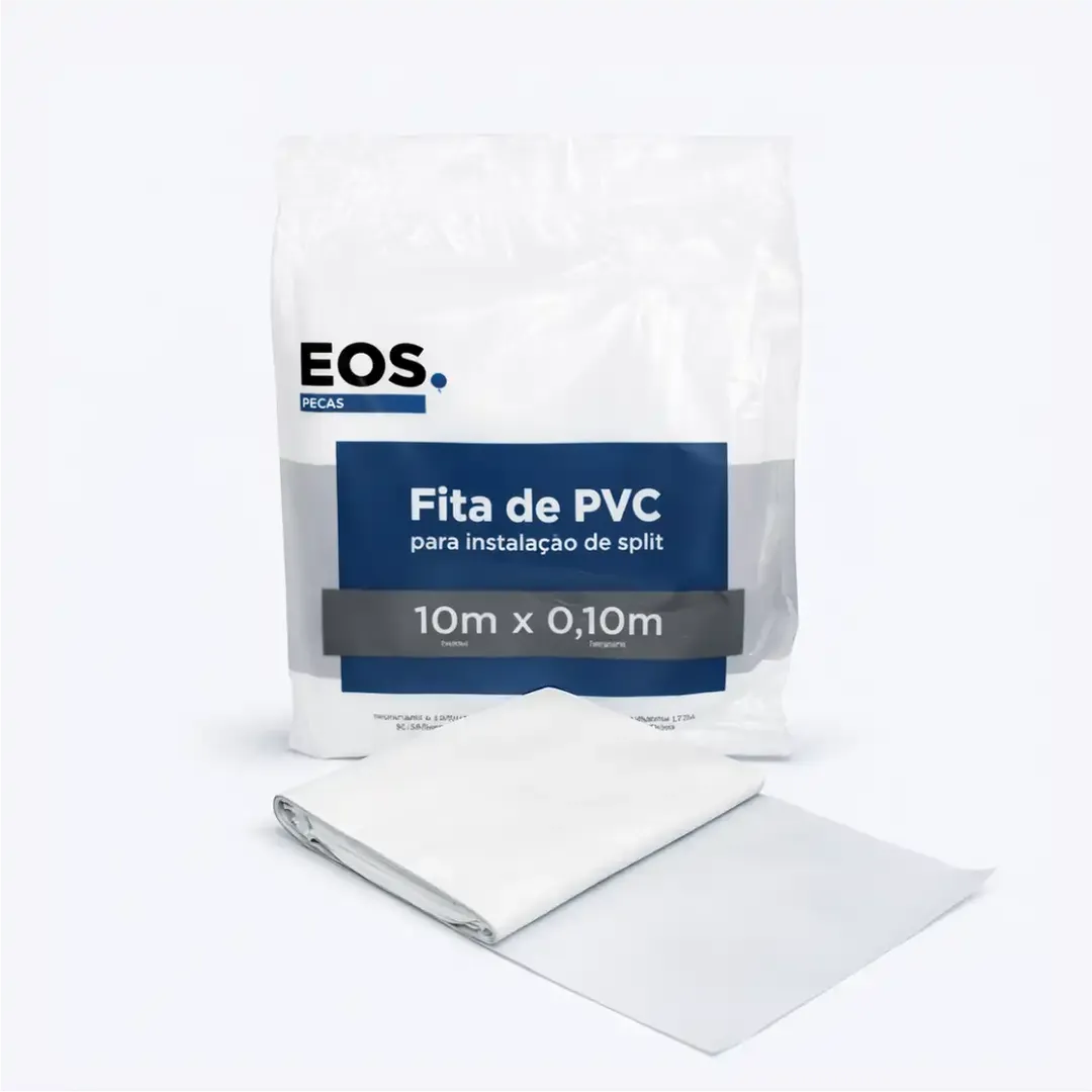 FITA PVC 10 M LINEAR X 0.10 M LARGURA COR BRANCA EOS EOS FITA PVC 10M BRA