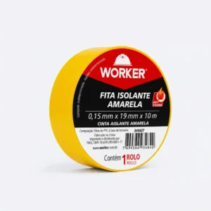 FITA ISOLANTE 19MMX10M AMARELA