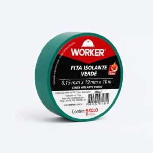FITA ISOLANTE 19MMX10M VERDE