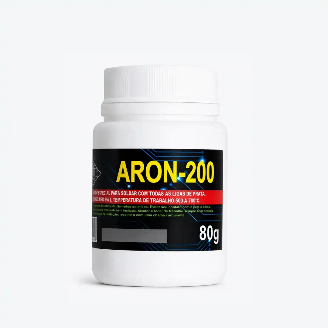 FLUXO SOLDA PRATA 80G BRASWELD ARON200