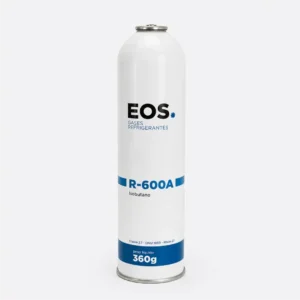 ONU 1969 ISOBUTANO GAS PEQUENOS RECIPIENTES R600A CILINDRO DE 360G CL. RS. 2.1  R600A EOS