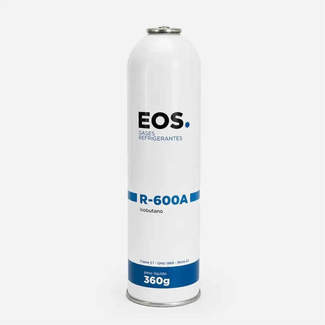 ONU 1969 ISOBUTANO GAS PEQUENOS RECIPIENTES R600A CILINDRO DE 360G CL. RS. 2.1 R600A EOS