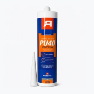 SILICONE PU CINZA 380G - AUTOFIX